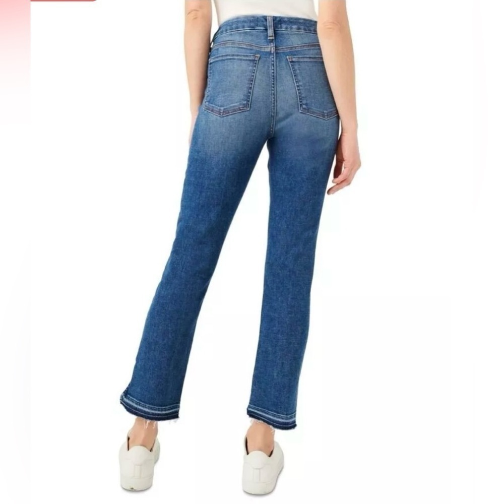 7 For All Mankind JEN7 Ankle Straight Slit Fray Hem - Picture 5 of 10